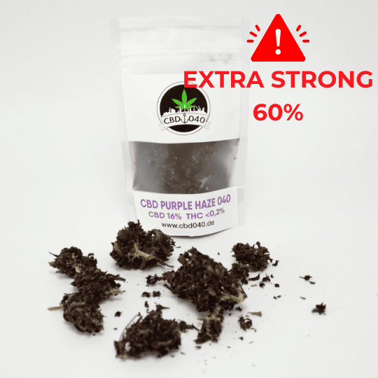 Purple Haze Extra Strong 60 - CBD Blüten - Greenhouse - CBD 040