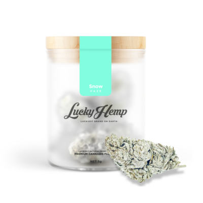 Snow Haze CBD Glas - 3g - Lucky Hemp