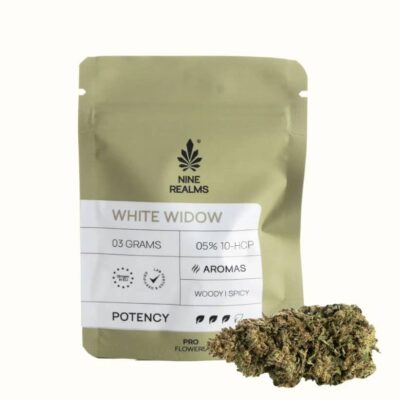 Nine Realms White Widow 10-OH-HHC Blüten