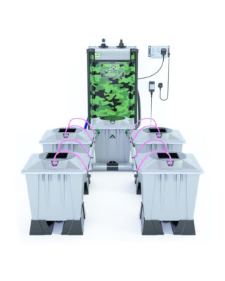 Alien Hydroponics AERO System Silver Series 15L Töpfe für 4 Pflanzen - Grow Guru