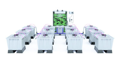 Alien Hydroponics AERO System Silver Series 30L Töpfe mit 12 Töpfen - Grow Guru