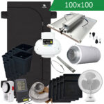 DIY LED Growbox Komplettset 100x100 300W