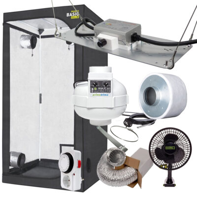 DIY Micro-Komplettset 40x40 54W Habibi TC 160cm Höhe - Grow Guru
