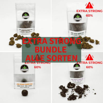 Extra Strong Bundle Small Alle Extra Strong Sorten - CBD040