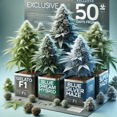 F1 Cannabis Samen Bundle Small 4 Sorten zum Preis von 3 - CBD040