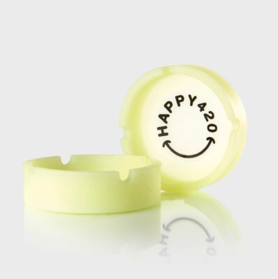 Glow in the Dark Aschenbecher - Happy420