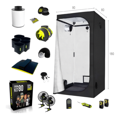 Growbox Komplettset 80x80 - Lucky Hemp