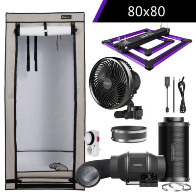 Lumatek & AC Infinity Komplettset M | 80x80x180 cm | 200 Watt - Grow Guru