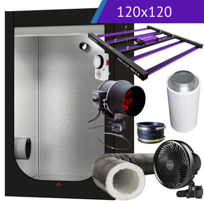 Lumatek & Crescience Komplettset XL | 120x120x200 cm | 465 Watt - Grow Guru
