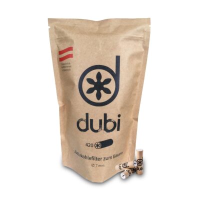 Dubi Aktivkohlefilter 420 Stück Ø 7 mm - Bushdoctor
