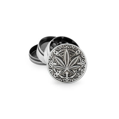FireFlow Grinder 50mm 4tlg silver-420Love - Bushdoctor