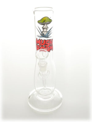 Mushroom Glasbong 26 cm gebogen - Bushdoctor