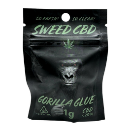 Sweedbar Gorilla Glue CBD Blüten 5g - Hanfjack